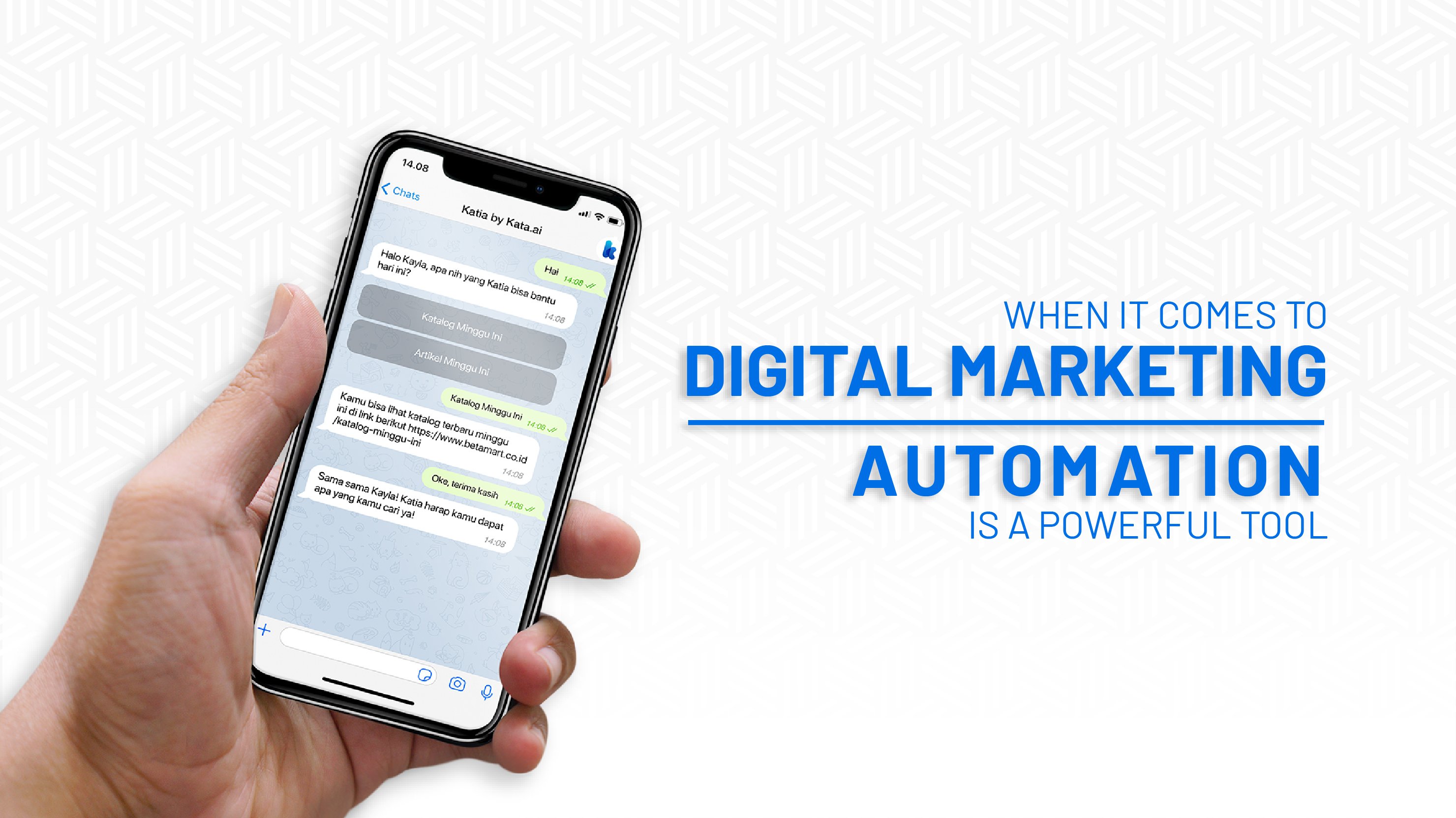 Chatbot is the key to digital marketing automation.