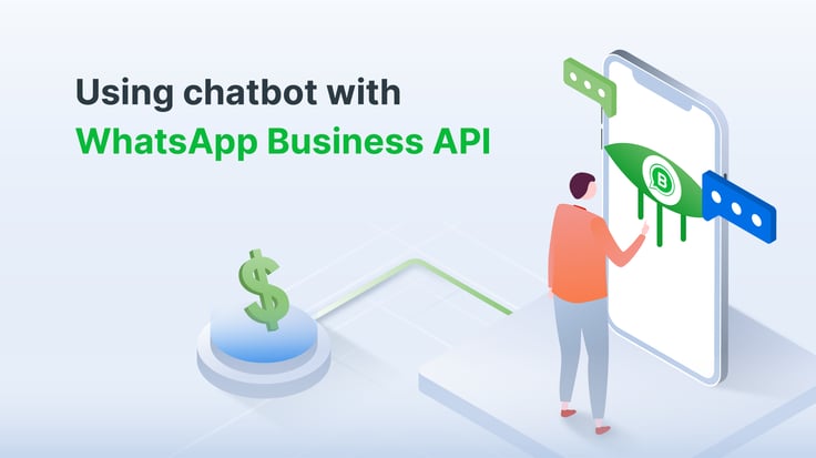 See how you can integrate your intelligent chatbot with WhatsApp Business API (Illustration: Kata.ai)